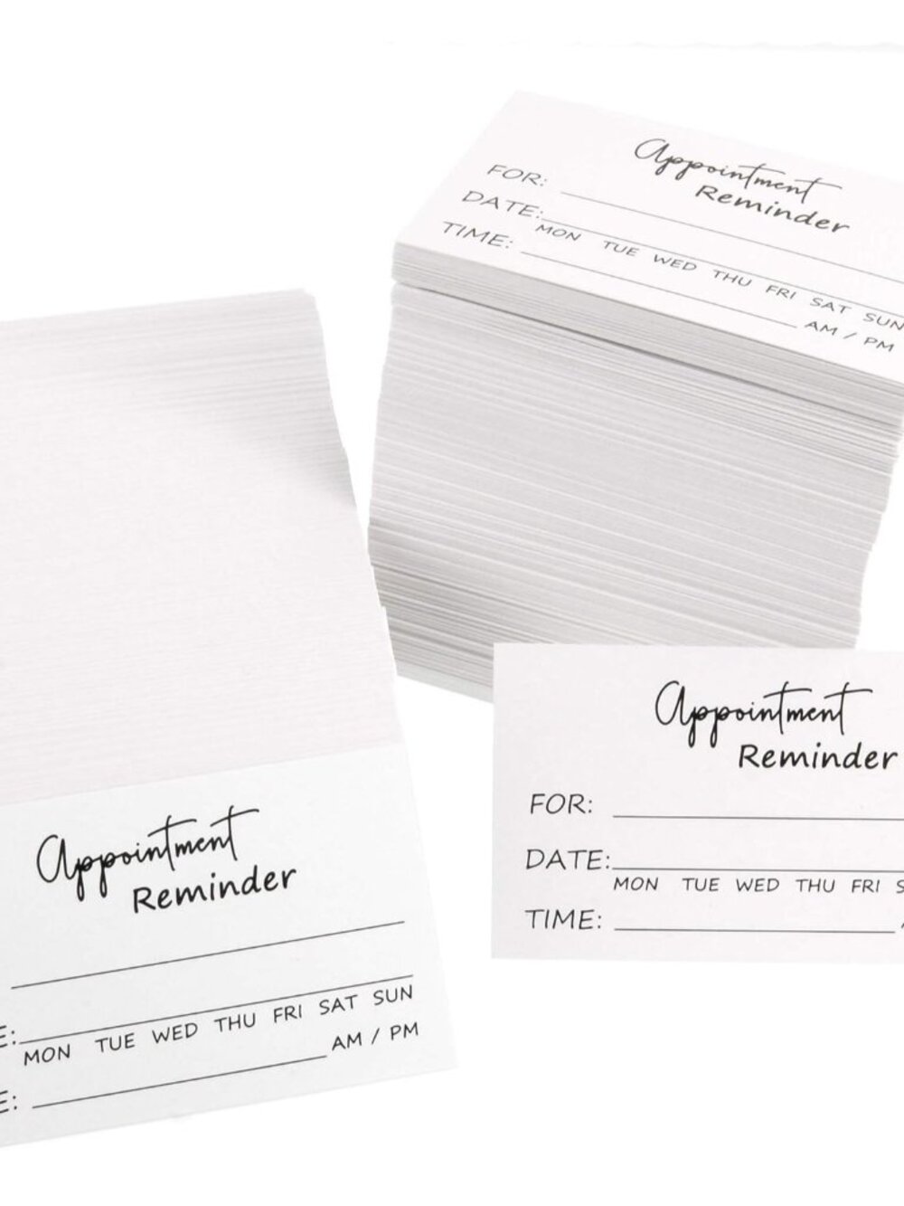 500pcs Appointment Reminder Cards